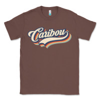 Chestnut I Love Caribou City Usa Retro Vintage Classic Tee - trangStudio