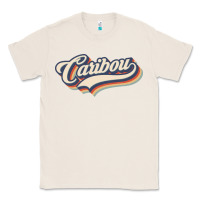 Natural I Love Caribou City Usa Retro Vintage Classic Tee - trangStudio