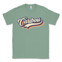 Sage I Love Caribou City Usa Retro Vintage Classic Tee - trangStudio