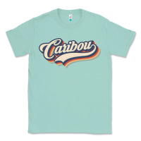 Seafoam I Love Caribou City Usa Retro Vintage Classic Tee - trangStudio