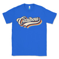 True Royal I Love Caribou City Usa Retro Vintage Classic Tee - trangStudio