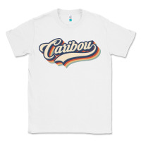 White I Love Caribou City Usa Retro Vintage Classic Tee - trangStudio