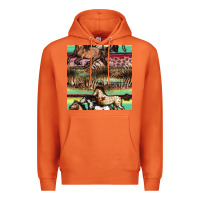 Carrot horses seamless pattern Premium Hoodie - BundleAndBundleShop