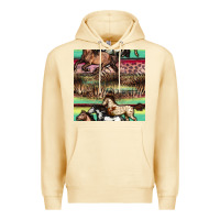 Pina Colada horses seamless pattern Premium Hoodie - BundleAndBundleShop