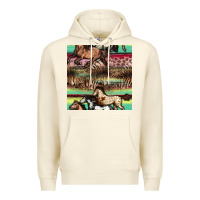 Sandshell horses seamless pattern Premium Hoodie - BundleAndBundleShop