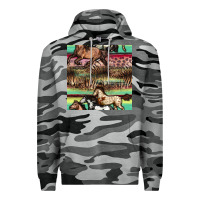 Slate Camo horses seamless pattern Premium Hoodie - BundleAndBundleShop