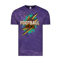 Cloud Purple Football Vibes Vintage Tee - HowdyJamesFarm