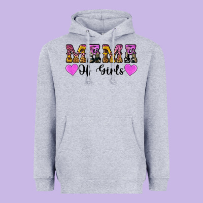 Western Mama Of Girls Heavyweight Hoodie Designed By Artiststas