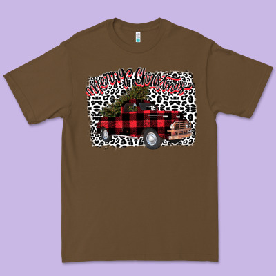 Merry Christmas Truck Premium Tee Designed By Bettercallsaul