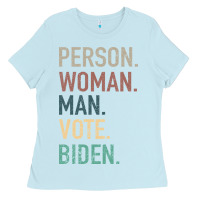 Baby Blue Person Woman Man Vote Biden Ladies Tee - Bettercallsaul