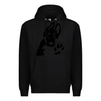 Black German Shepherd German Shepherd Puppy Premium Hoodie - trangStudio