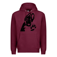 Burgundy German Shepherd German Shepherd Puppy Premium Hoodie - trangStudio