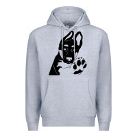 Heather Grey German Shepherd German Shepherd Puppy Premium Hoodie - trangStudio