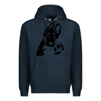 Navy German Shepherd German Shepherd Puppy Premium Hoodie - trangStudio