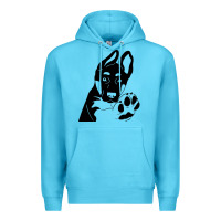 Ocean Blue German Shepherd German Shepherd Puppy Premium Hoodie - trangStudio