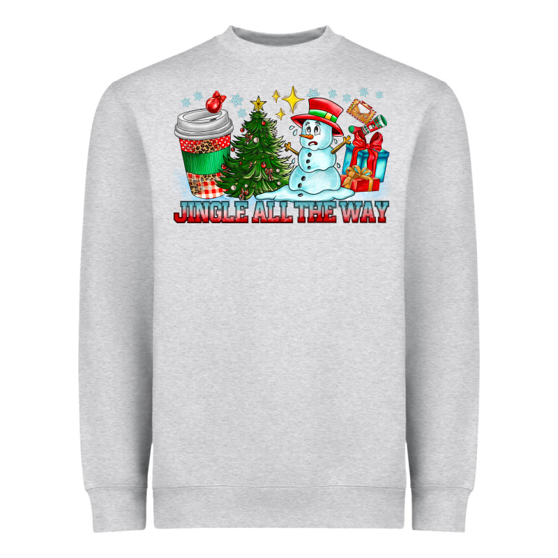 Jingle All The Way Heavyweight Sweatshirt by CowhideDigitalArt | Teevron