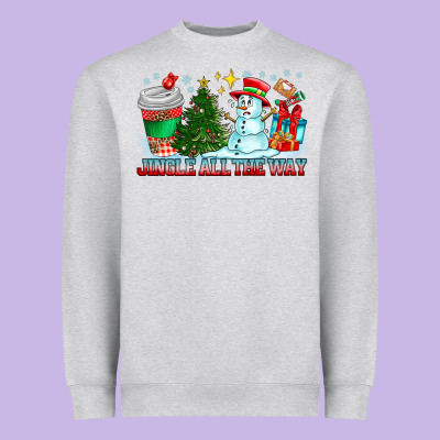 Jingle All The Way Heavyweight Sweatshirt Designed By Cowhidedigitalart