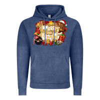 Vintage Denim merry and bright Vintage Hoodie - CowGirlArtShop