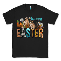 Black Happy Easter with Cowboy Classic Tee - NancyCooperArtShop