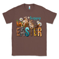 Chestnut Happy Easter with Cowboy Classic Tee - NancyCooperArtShop