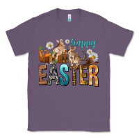 Lavender Happy Easter with Cowboy Classic Tee - NancyCooperArtShop