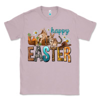 Lilac Happy Easter with Cowboy Classic Tee - NancyCooperArtShop
