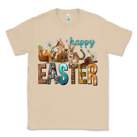 Mushroom Happy Easter with Cowboy Classic Tee - NancyCooperArtShop