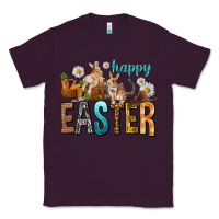 Plum Happy Easter with Cowboy Classic Tee - NancyCooperArtShop