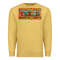 Antique Gold texas sunflowers license plate Premium Sweatshirt - Artiststas