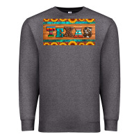 Charcoal Heather texas sunflowers license plate Premium Sweatshirt - Artiststas