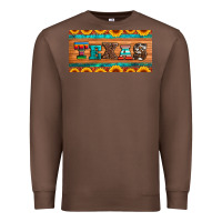 Chestnut texas sunflowers license plate Premium Sweatshirt - Artiststas