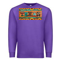 Purple texas sunflowers license plate Premium Sweatshirt - Artiststas