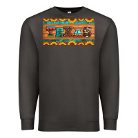 Smoke texas sunflowers license plate Premium Sweatshirt - Artiststas
