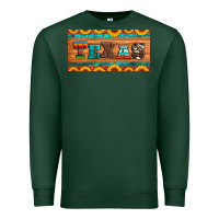 Sports Green texas sunflowers license plate Premium Sweatshirt - Artiststas