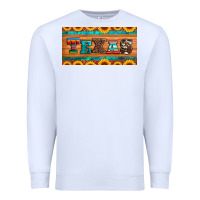 White texas sunflowers license plate Premium Sweatshirt - Artiststas