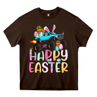 Chocolate Brown monster truck happy easter Heavy Core Tee - Artiststas