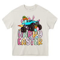 Cream monster truck happy easter Heavy Core Tee - Artiststas