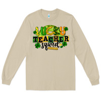 Mushroom Lucky Teacher Squad St. Patrick's Day Long Sleeve Tee - CowGirlArtShop