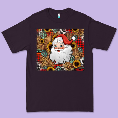 Western Santa Claus Premium Tee Designed By Jasminsmagicworld