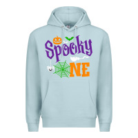 Blue Mist spooky one boy halloween 1st birthday matching family t shirt Premium Hoodie - trangStudio