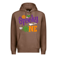 Chestnut spooky one boy halloween 1st birthday matching family t shirt Premium Hoodie - trangStudio