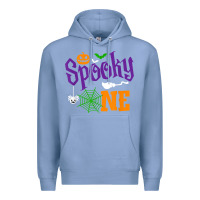 Colony Blue spooky one boy halloween 1st birthday matching family t shirt Premium Hoodie - trangStudio