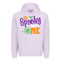 Lilac spooky one boy halloween 1st birthday matching family t shirt Premium Hoodie - trangStudio