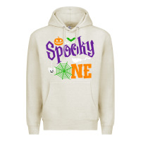 Oatmeal Heather spooky one boy halloween 1st birthday matching family t shirt Premium Hoodie - trangStudio