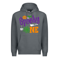 Rock spooky one boy halloween 1st birthday matching family t shirt Premium Hoodie - trangStudio