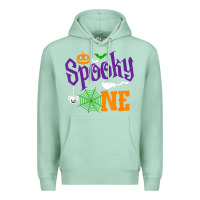 Seafoam spooky one boy halloween 1st birthday matching family t shirt Premium Hoodie - trangStudio
