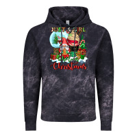Cloud Black just a girl who loves christmas Vintage Hoodie - CowGirlArtShop