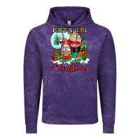 Cloud Purple just a girl who loves christmas Vintage Hoodie - CowGirlArtShop