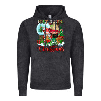 Vintage Black just a girl who loves christmas Vintage Hoodie - CowGirlArtShop