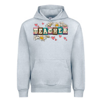 Heather Grey daisy teacher Urban Hoodie - AdoDesignShop